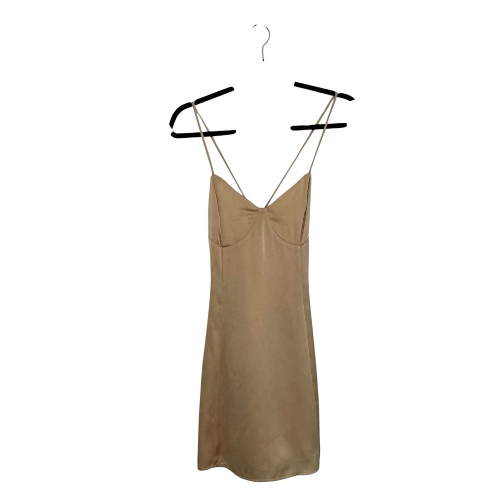 TJD Here Comes The Sun Mini Dress in Gold Size M NEW - Picture 3 of 13